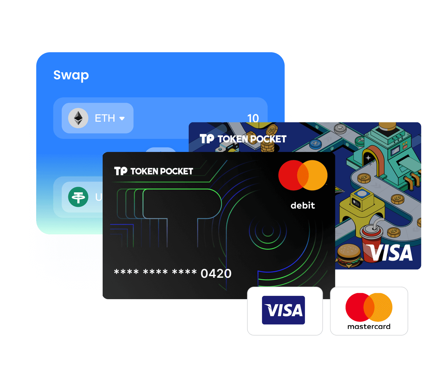 TokenPocket 閃兌資訊示意圖